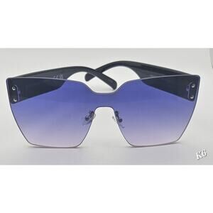 Martha Stewart Shield Sunglasses Purple Gradient Oversized CMS0331-R MS188 OX